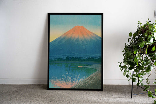 Dawn at Lake Yamanaka Asian Style Poster | Wall Art for Home & Office | High-Quality Print - High-Quality Visual Display