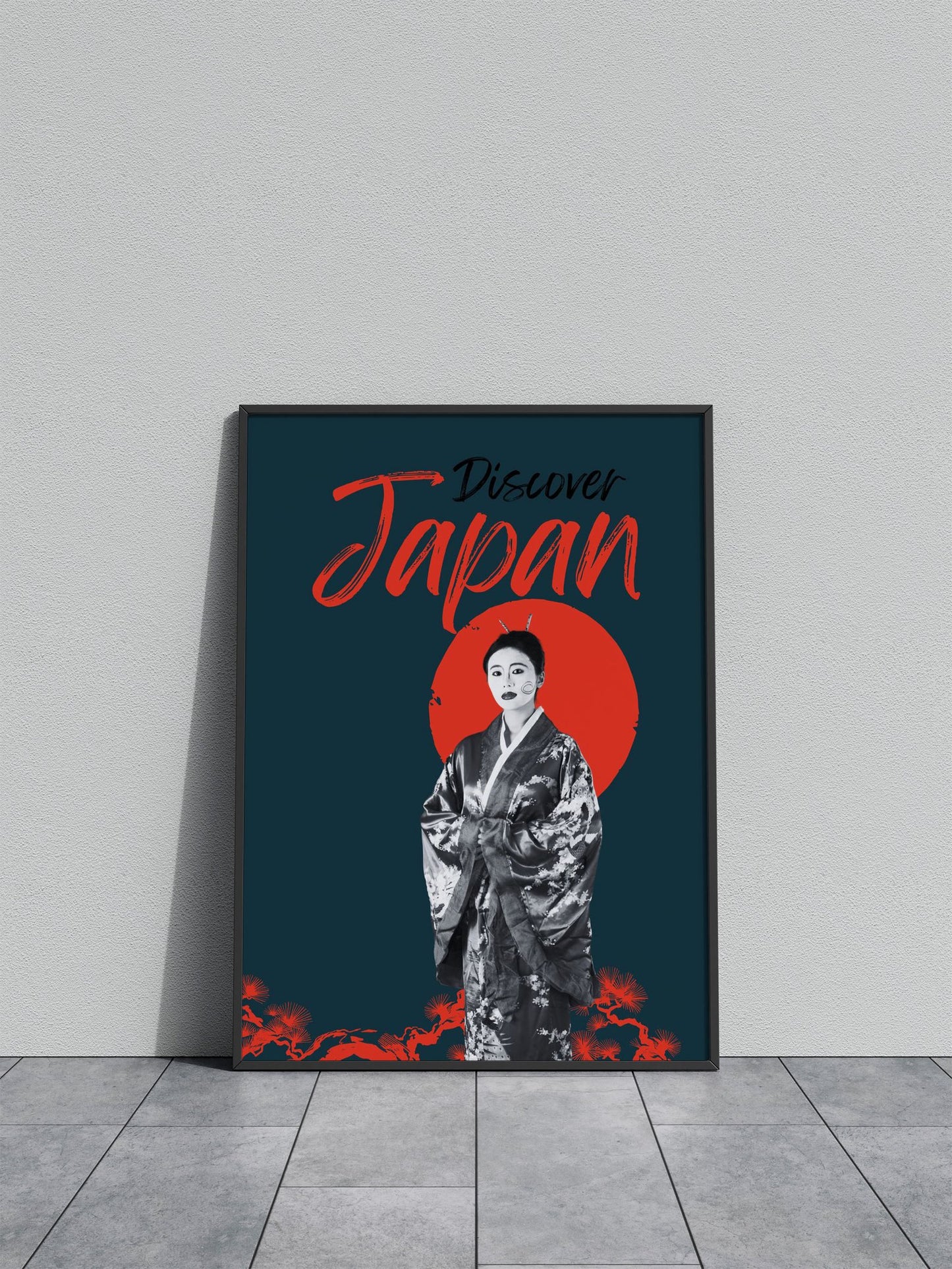 Discover Japan Poster Asian Style Poster | Wall Art for Home & Office | High-Quality Print
