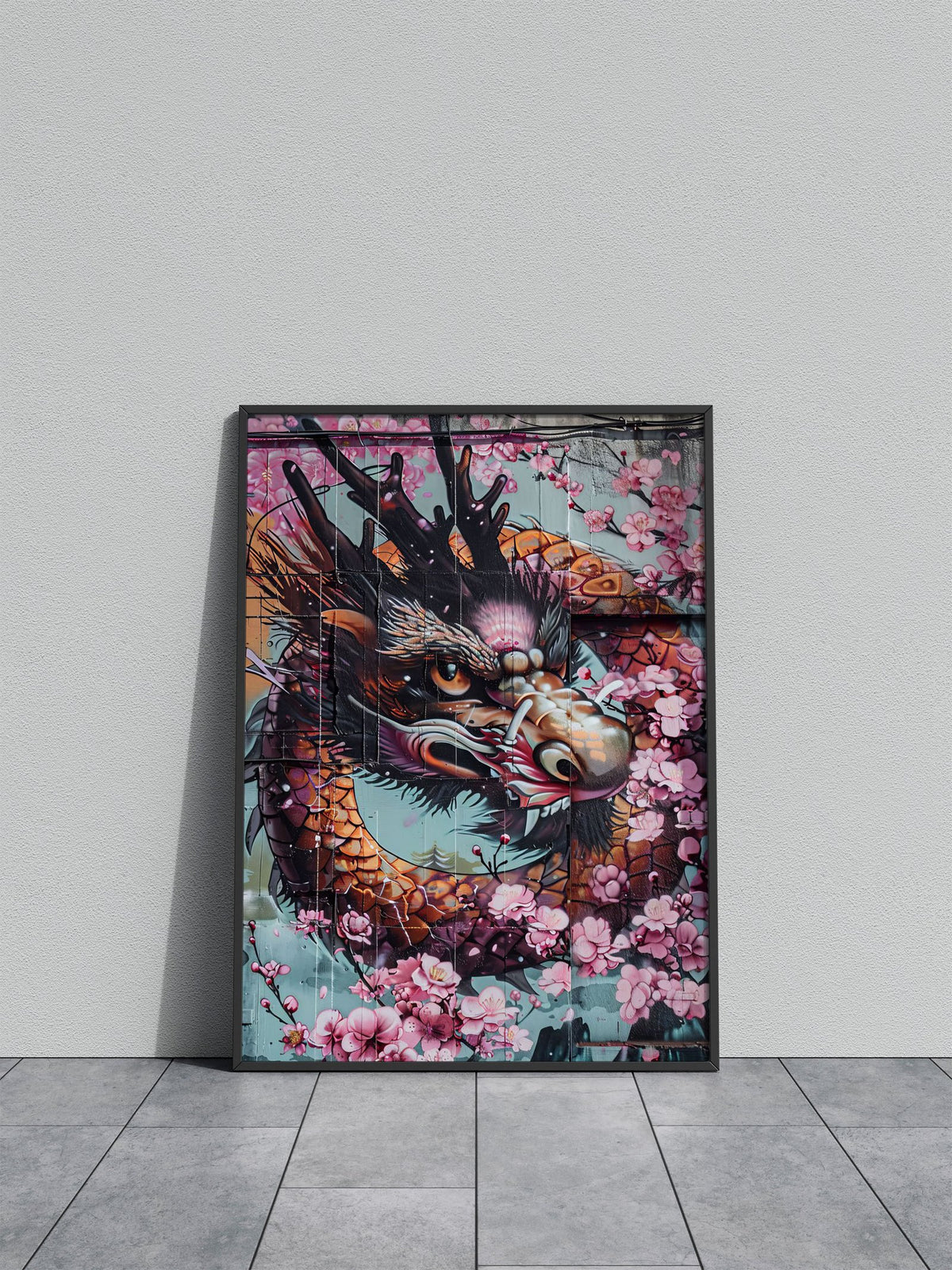Dragon wall Asian Style Poster | Wall Art for Home & Office | High-Quality Print - High-Quality Visual Display