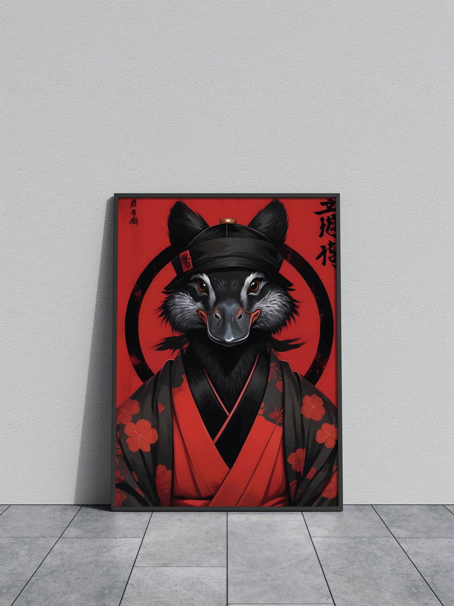 Duck Kimono Asian Style Poster | Wall Art for Home & Office | High-Quality Print - High-Quality Visual Display