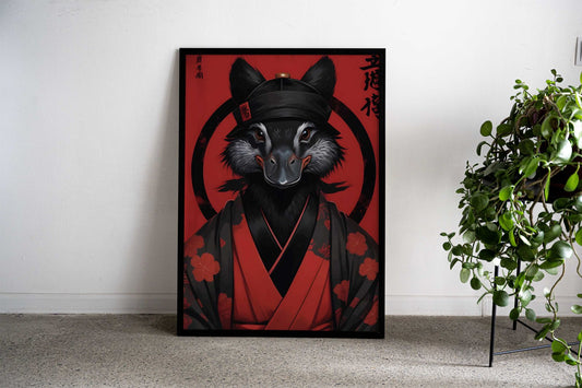 Duck Kimono Asian Style Poster | Wall Art for Home & Office | High-Quality Print - High-Quality Visual Display