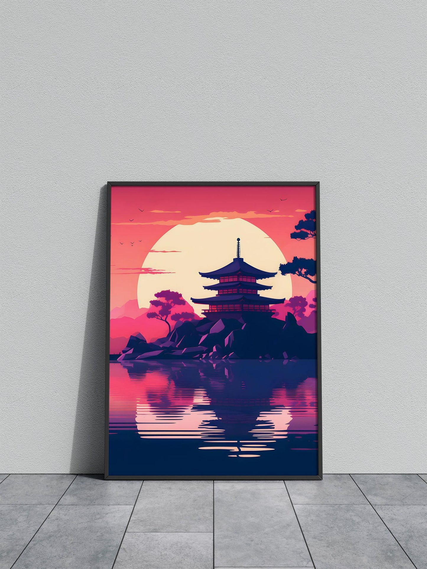 Ethereal Asian Style Poster | Wall Art for Home & Office | High-Quality Print - High-Quality Visual Display
