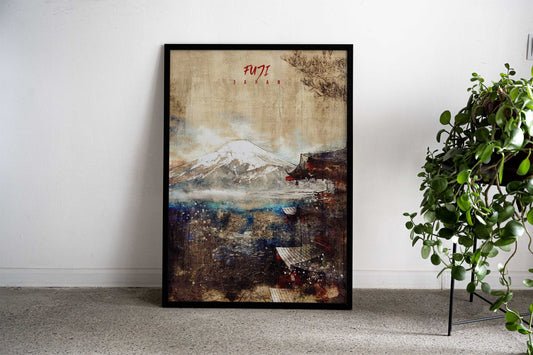 FUJI JAPAN Asian Style Poster | Wall Art for Home & Office | High-Quality Print - High-Quality Visual Display