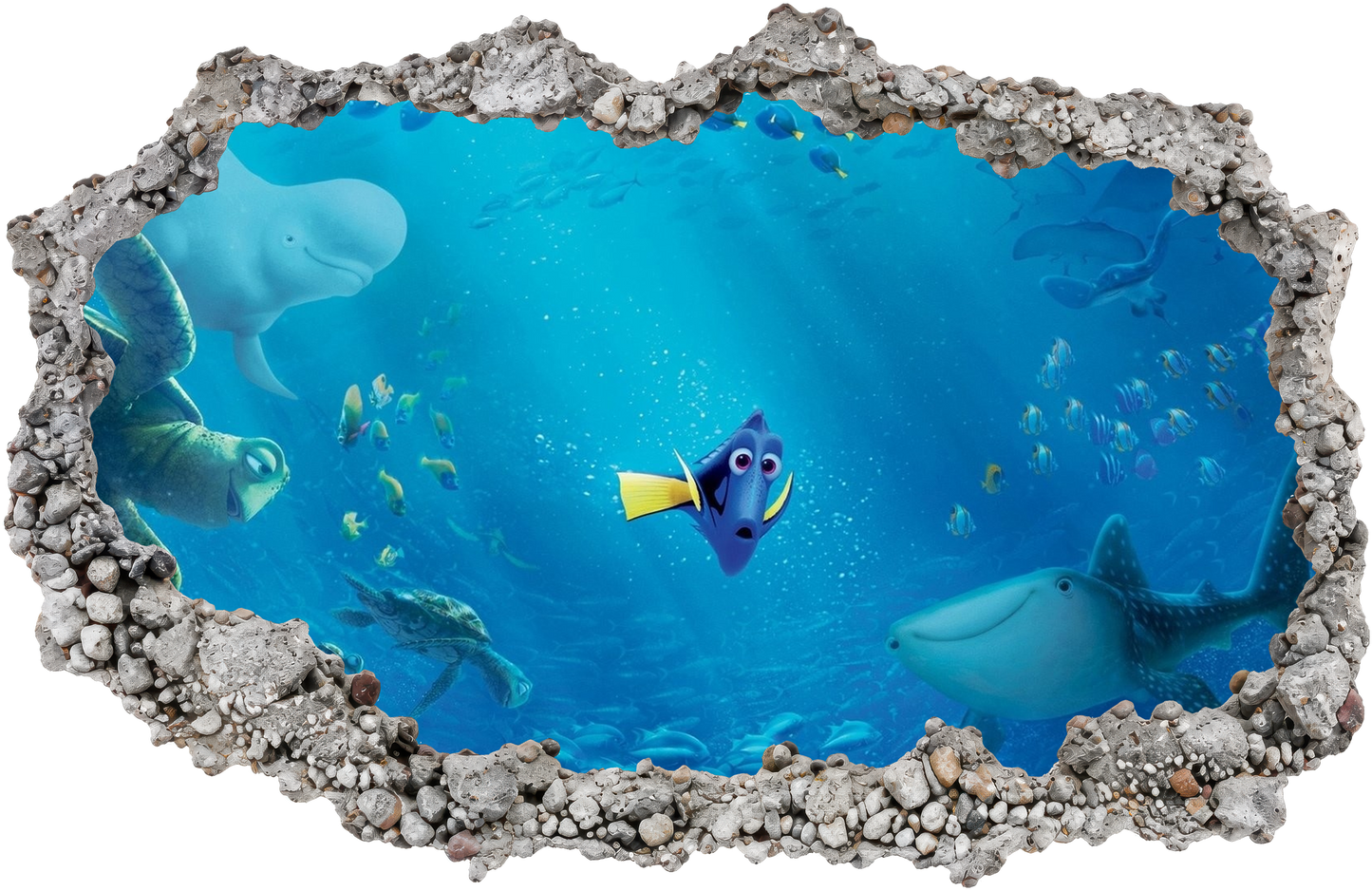Finding Nemo Ocean Adventure 3D Wall Hole Decal Wall Art Sticker 166