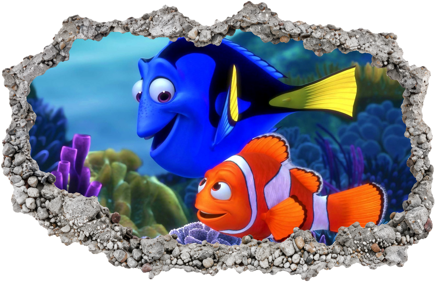 Finding Nemo Ocean Adventure Kids Room Decor 3D Effect Sticker 167