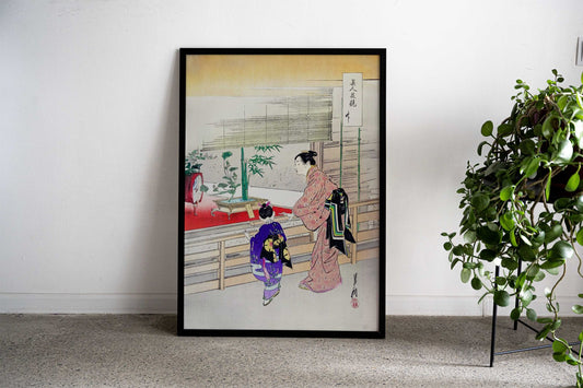 Flower Arranging Asian Style Poster | Wall Art for Home & Office | High-Quality Print - High-Quality Visual Display