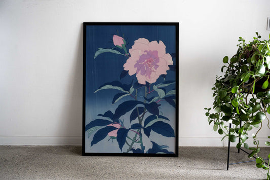Flower Japan Painting Asian Style Poster | Wall Art for Home & Office | High-Quality Print - High-Quality Visual Display