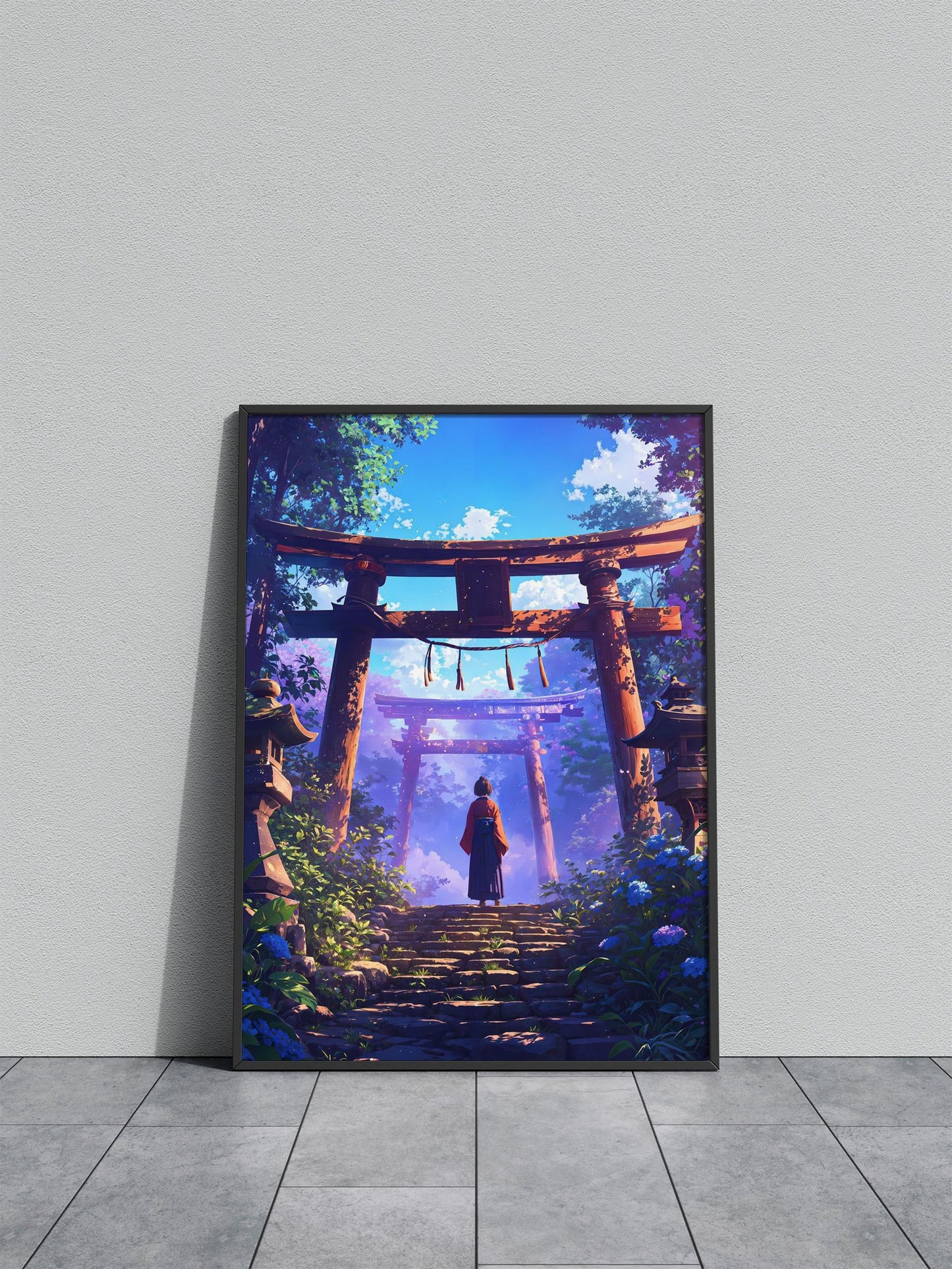 Follow the Path Asian Style Poster | Wall Art for Home & Office | High-Quality Print - High-Quality Visual Display