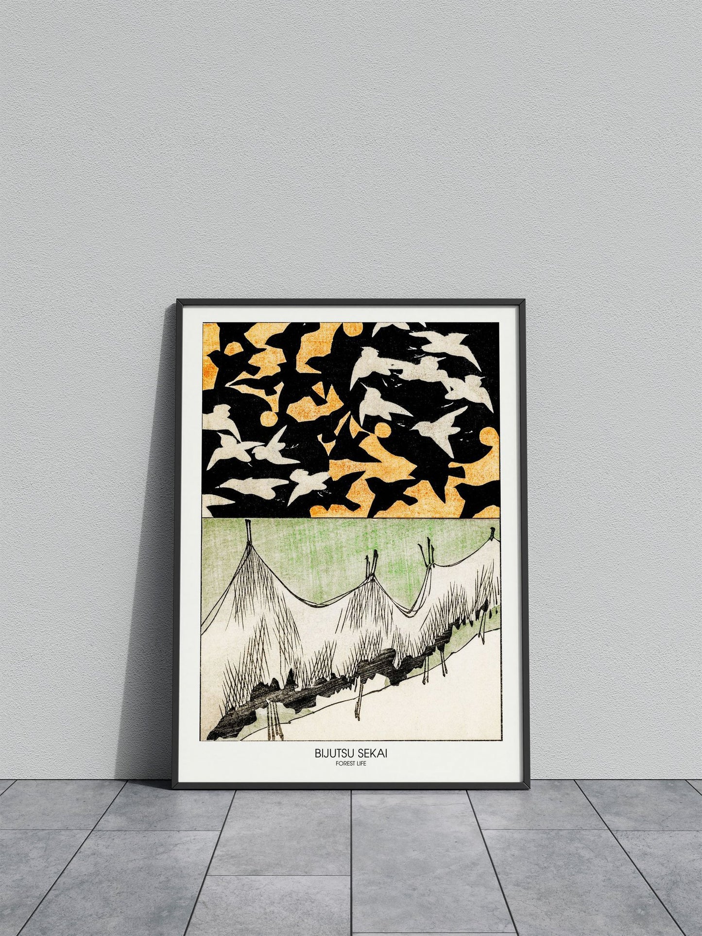Forest Life Asian Style Poster | Wall Art for Home & Office | High-Quality Print - High-Quality Visual Display