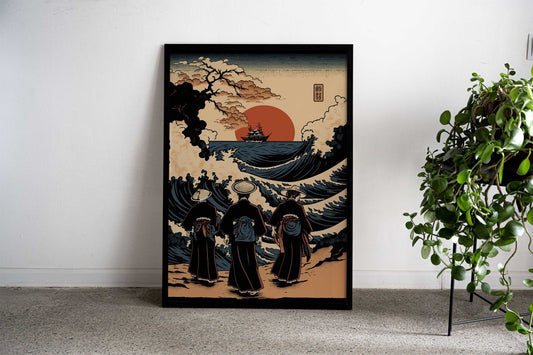 Furai Kazehao Asian Style Poster | Wall Art for Home & Office | High-Quality Print - High-Quality Visual Display