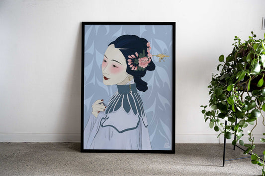 Geisha of Japan Asian Style Poster | Wall Art for Home & Office | High-Quality Print - High-Quality Visual Display