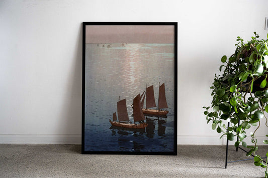 Glittering Sea Asian Style Poster | Wall Art for Home & Office | High-Quality Print - High-Quality Visual Display
