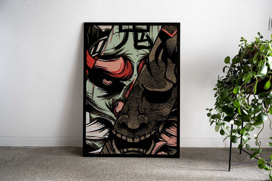 Higan Shinobi Asian Style Poster | Wall Art for Home & Office | High-Quality Print - High-Quality Visual Display
