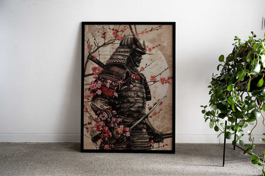 Historic Samurai Painting Asian Style Poster | Wall Art for Home & Office | High-Quality Print - High-Quality Visual Display