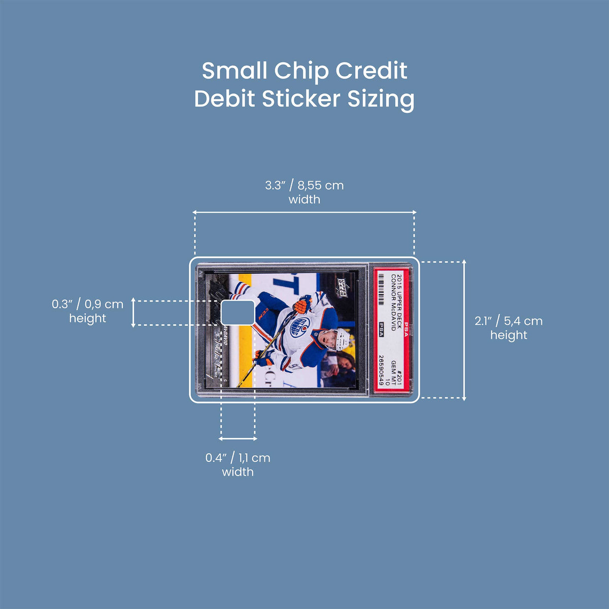 Hockey Mc David RC - Premium Vinyl Credit Card Skin Cover by Wonderwallsboutique