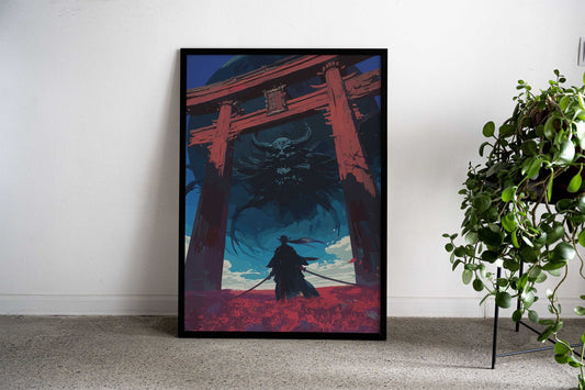 Horror Japan Asian Style Poster | Wall Art for Home & Office | High-Quality Print - High-Quality Visual Display