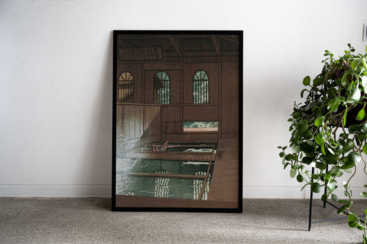 Hoshi Hotsprings in Joshu Asian Style Poster | Wall Art for Home & Office | High-Quality Print - High-Quality Visual Display