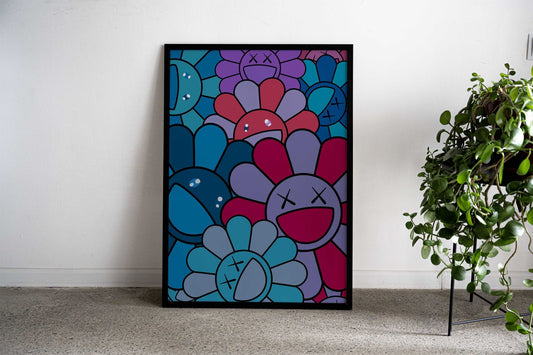 Hype beast flower Asian Style Poster | Wall Art for Home & Office | High-Quality Print - High-Quality Visual Display