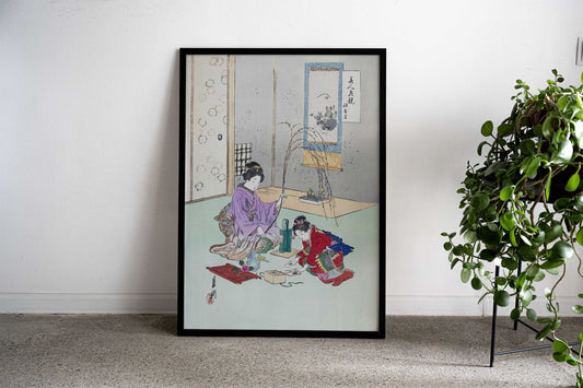Ikebana Asian Style Poster | Wall Art for Home & Office | High-Quality Print - High-Quality Visual Display