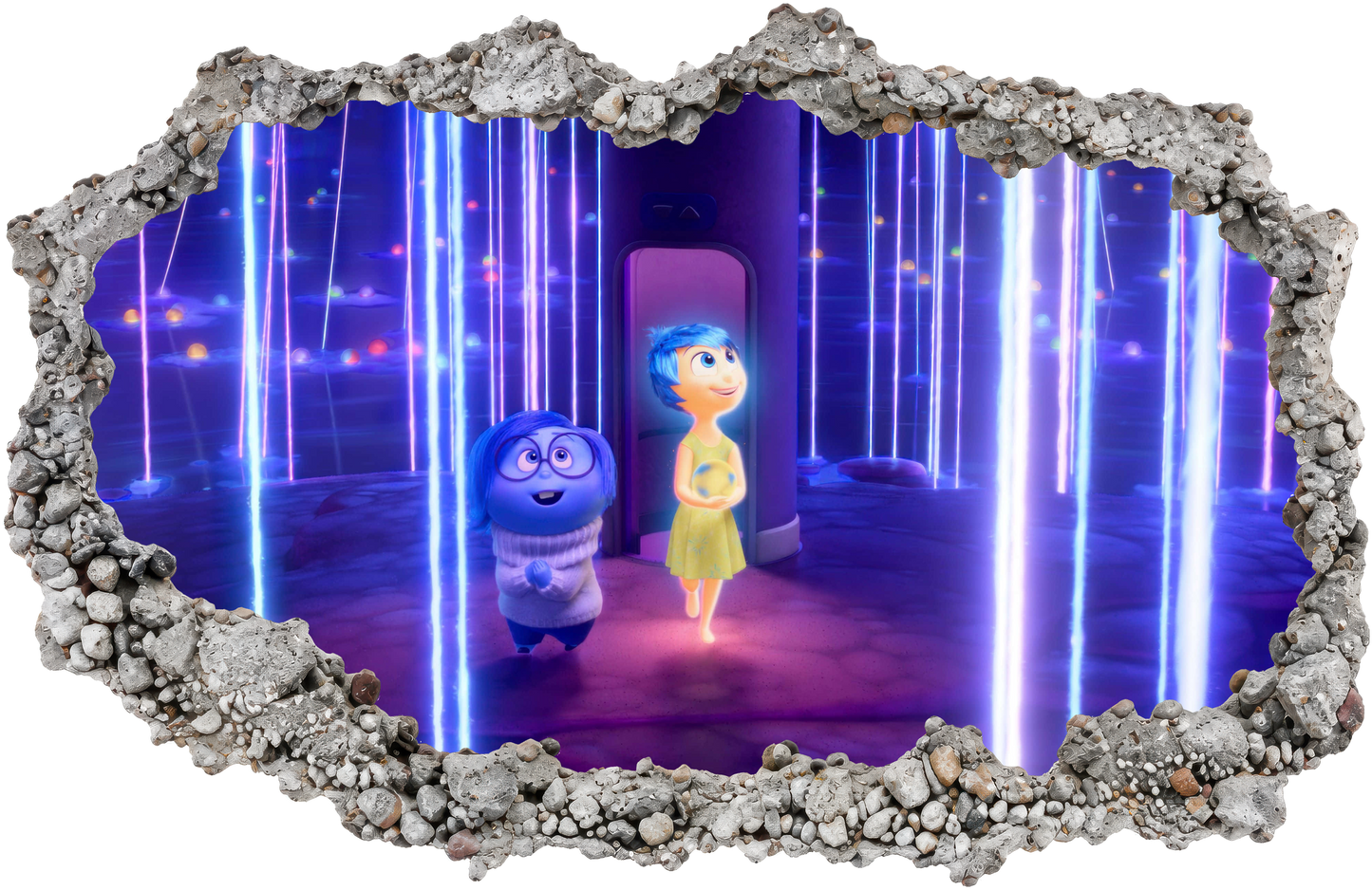 Inside Out 2 Disney Pixar Nursery Wall Art Vinyl Mural 275