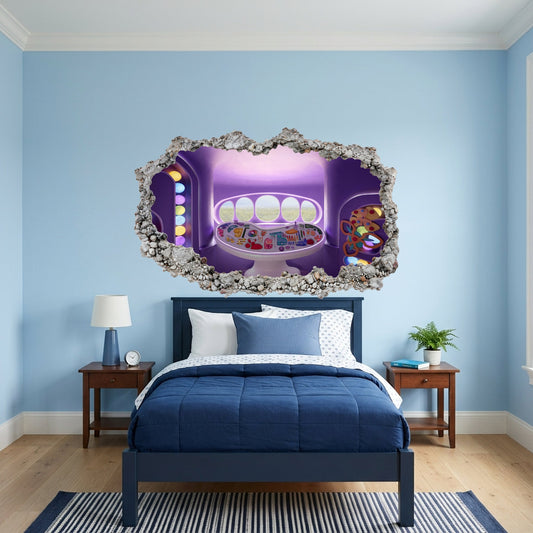Inside Out 2 Movie Emotions 3D Effect Sticker Bedroom Decor 302