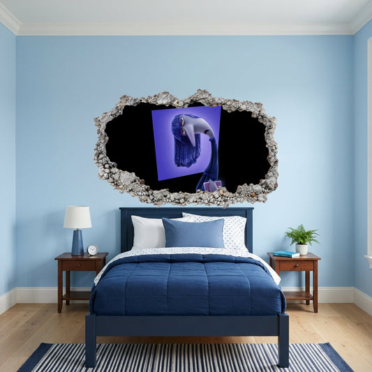 Inside Out 2 Movie Emotions 3D Effect Sticker Wall Art Sticker 298