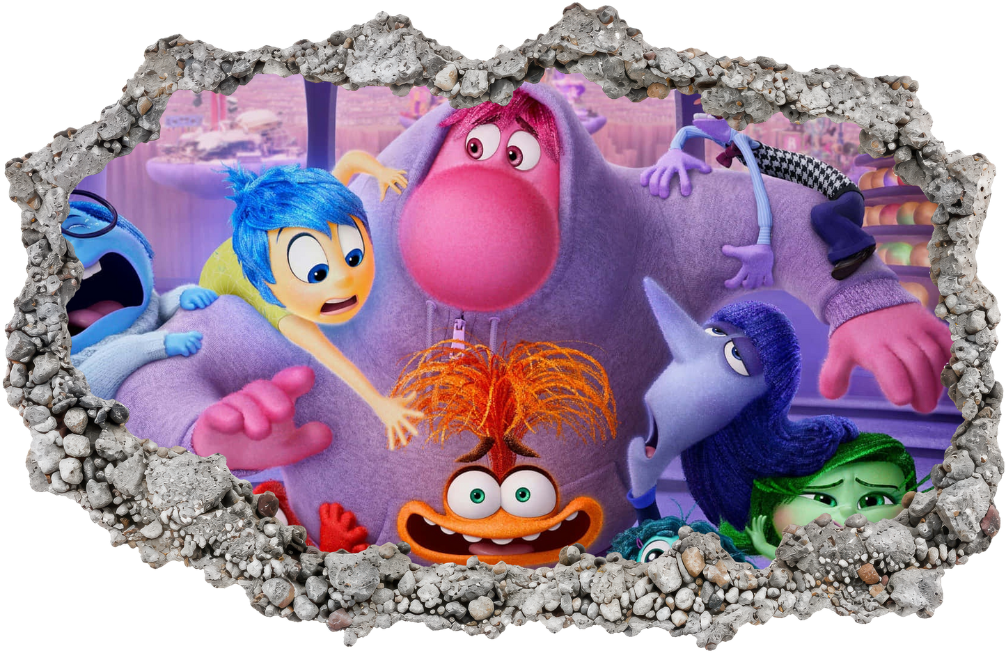 Inside Out 2 Movie Emotions Bedroom Decor Kids Room Decor 310