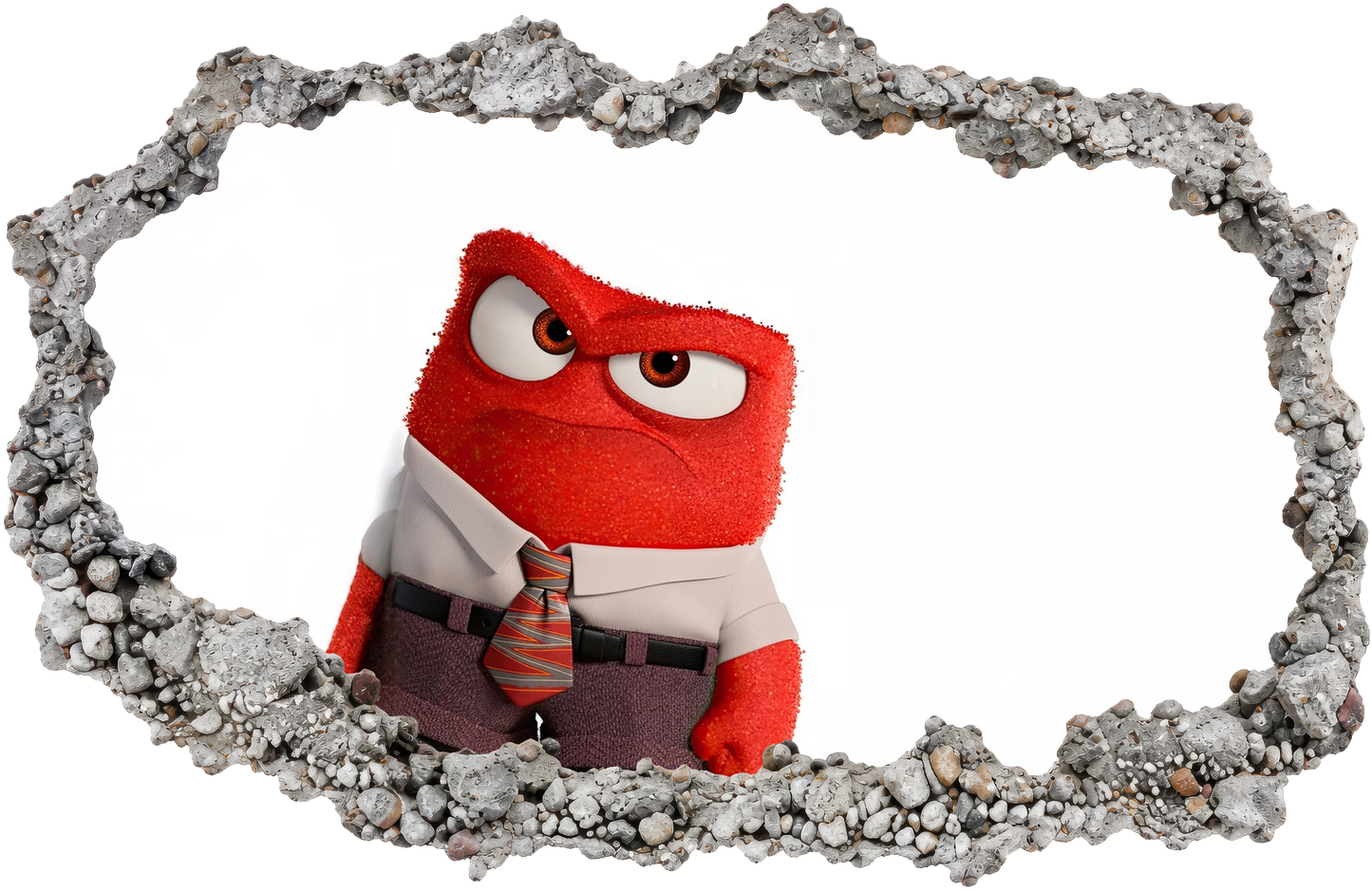 Inside Out 2 Movie Emotions Kids Room Decor 3D Effect Sticker 328