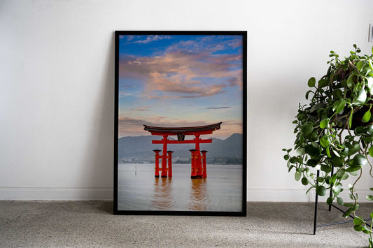 Itsukushima Shrine Japan Asian Style Poster | Wall Art for Home & Office | High-Quality Print - High-Quality Visual Display