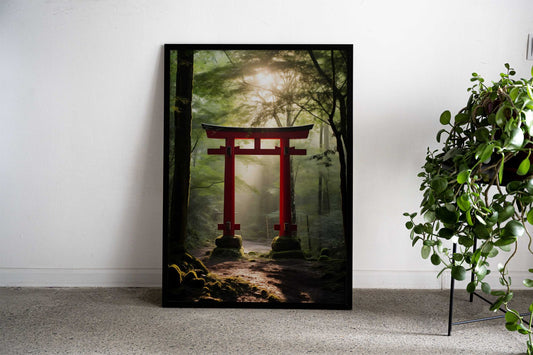 JAPANESE TORII Asian Style Poster | Wall Art for Home & Office | High-Quality Print - High-Quality Visual Display