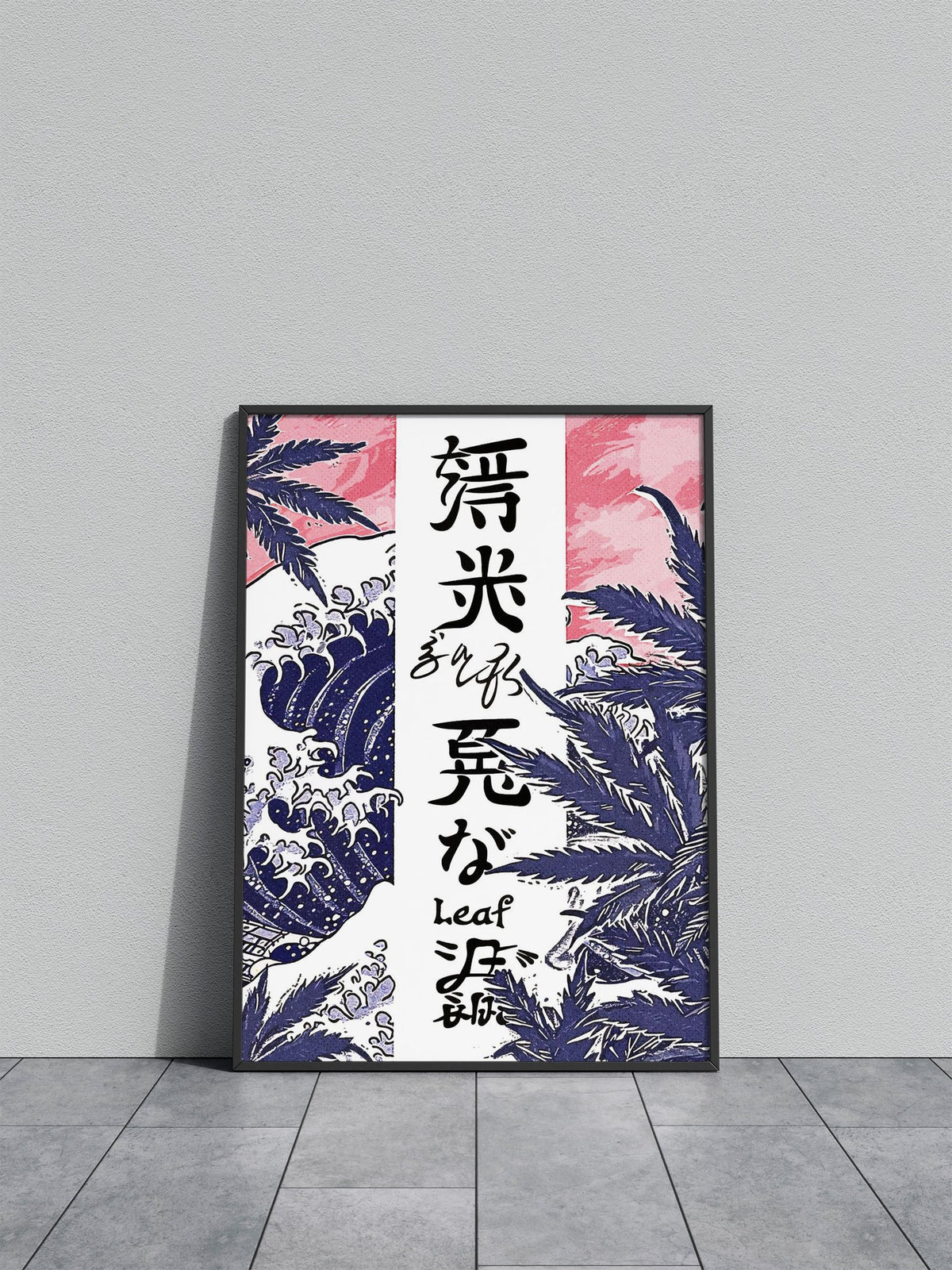 Japan Art Leaf Seal Asian Style Poster | Wall Art for Home & Office | High-Quality Print - High-Quality Visual Display
