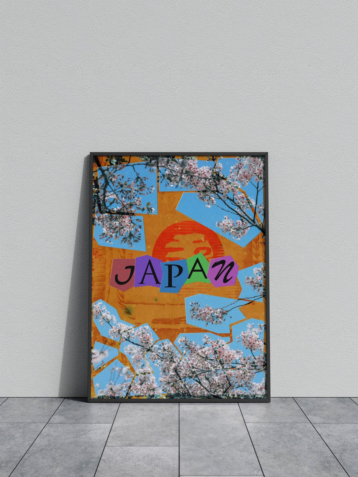 Japan Collage Art Asian Style Poster | Wall Art for Home & Office | High-Quality Print