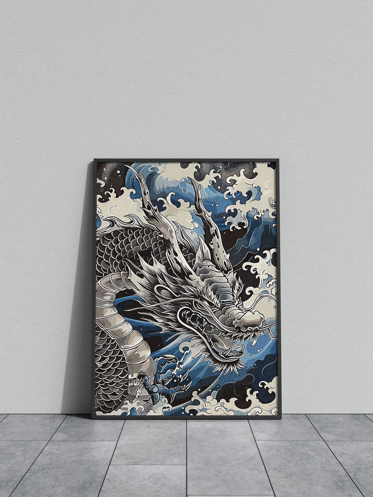 Japan Dragon Asian Style Poster | Wall Art for Home & Office | High-Quality Print - High-Quality Visual Display
