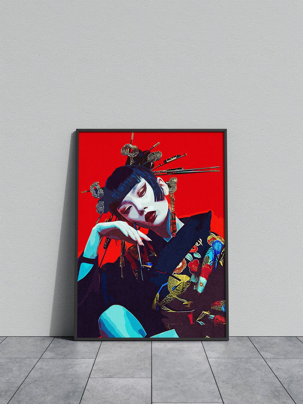 Japan Geisha Asian Style Poster | Wall Art for Home & Office | High-Quality Print - High-Quality Visual Display
