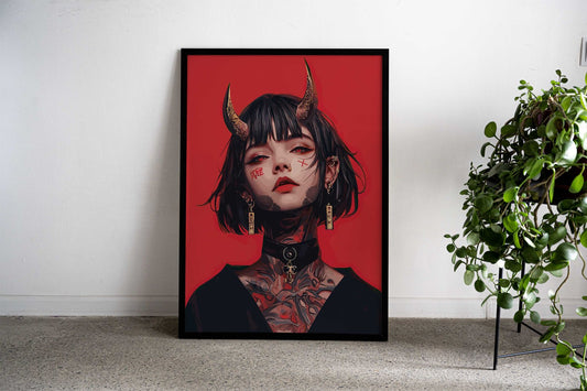 Japan Ghost Asian Style Poster | Wall Art for Home & Office | High-Quality Print - High-Quality Visual Display