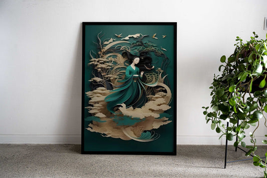 Japan In My Dreams Asian Style Poster | Wall Art for Home & Office | High-Quality Print - High-Quality Visual Display