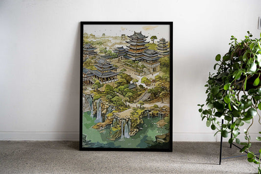 Japan Kingdom Asian Style Poster | Wall Art for Home & Office | High-Quality Print - High-Quality Visual Display