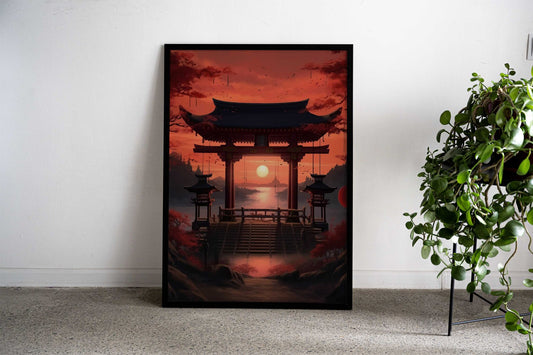 Japan Landscape Nature Asian Style Poster | Wall Art for Home & Office | High-Quality Print - High-Quality Visual Display