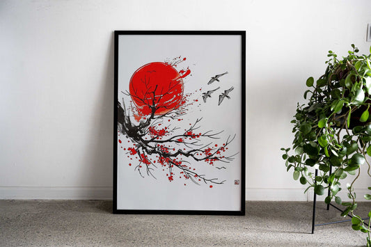 Japan Nature Asian Style Poster | Wall Art for Home & Office | High-Quality Print - High-Quality Visual Display