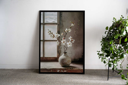 Japan Still Life beige Asian Style Poster | Wall Art for Home & Office | High-Quality Print - High-Quality Visual Display