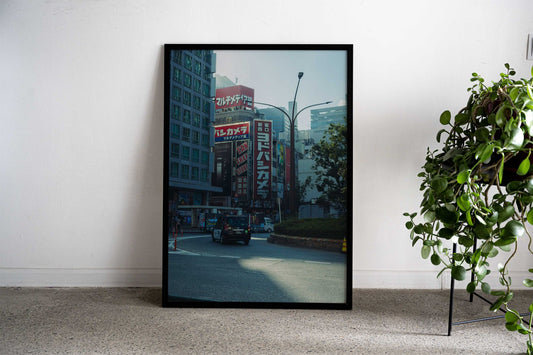 Japan Taxi drive Asian Style Poster | Wall Art for Home & Office | High-Quality Print - High-Quality Visual Display
