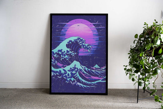 Japan Wave Asian Style Poster | Wall Art for Home & Office | High-Quality Print - High-Quality Visual Display