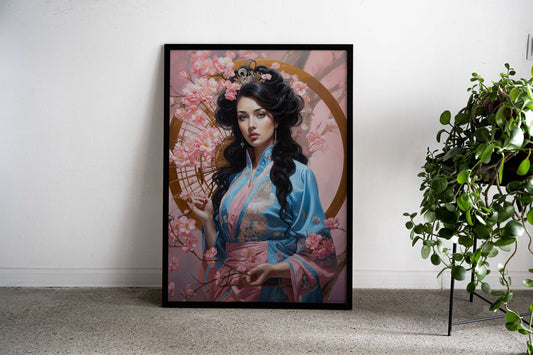 Japanese Beauty Asian Style Poster | Wall Art for Home & Office | High-Quality Print - High-Quality Visual Display