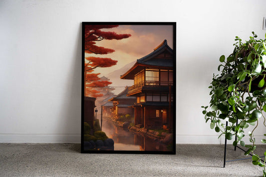 Japanese Fantasy Asian Style Poster | Wall Art for Home & Office | High-Quality Print - High-Quality Visual Display