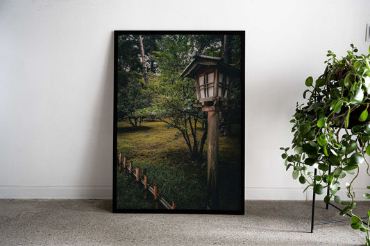 Japanese Garden Lantern Asian Style Poster | Wall Art for Home & Office | High-Quality Print - High-Quality Visual Display