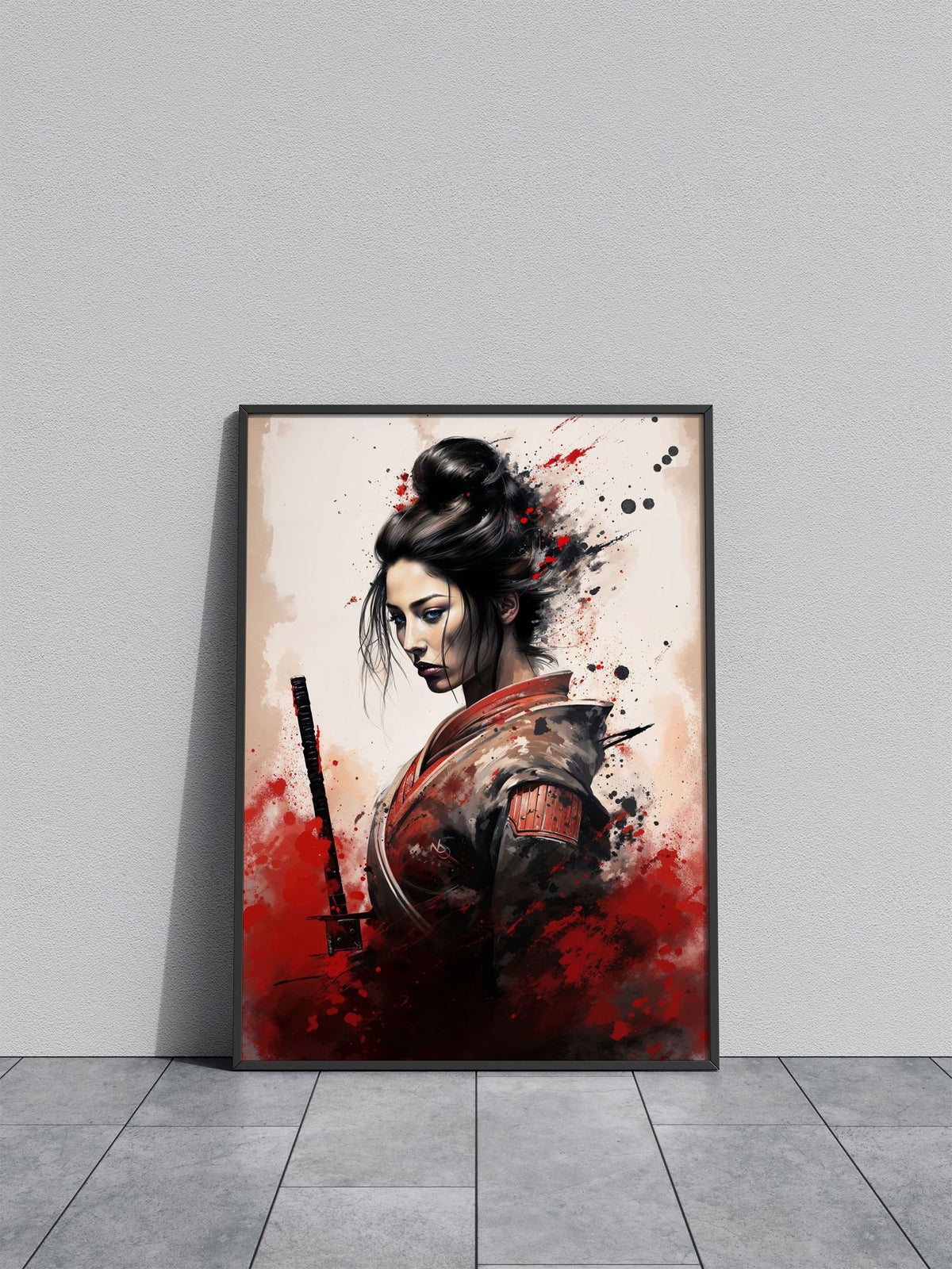 Japanese Geisha Samurai Asian Style Poster | Wall Art for Home & Office | High-Quality Print - High-Quality Visual Display