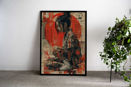 Japanese Girls Asian Style Poster | Wall Art for Home & Office | High-Quality Print - High-Quality Visual Display