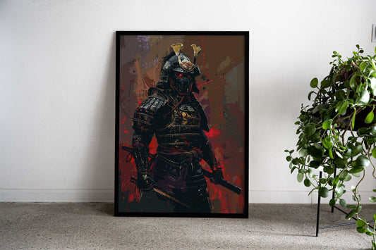 Japanese Knights Asian Style Poster | Wall Art for Home & Office | High-Quality Print - High-Quality Visual Display