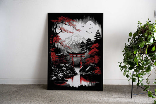 Japanese Landscape 15 Asian Style Poster | Wall Art for Home & Office | High-Quality Print - High-Quality Visual Display