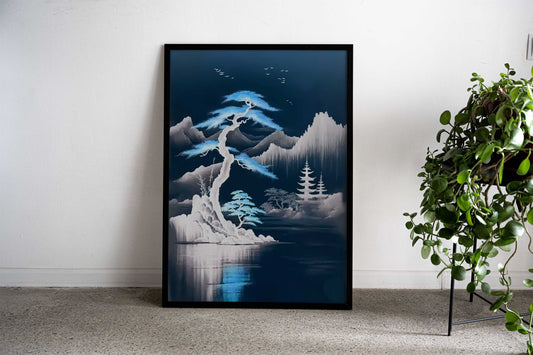 Japanese Landscape 2 Asian Style Poster | Wall Art for Home & Office | High-Quality Print - High-Quality Visual Display